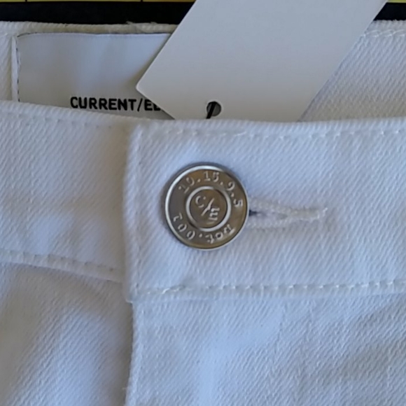 SOLD!!!Current Elliott white skinny jeans - Picture 7 of 12